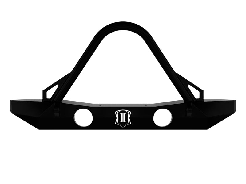 Load image into Gallery viewer, ICON 07-18 Jeep Wrangler JK Pro Series Mid Width Front Bumper w/Stinger/Tabs