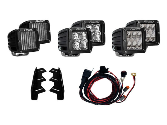 Rigid Industries | 2017-2020 Ford Raptor - Fog Light Kit - Mounts 6 D-Series