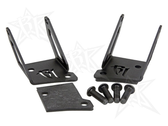 Rigid Industries | 2007-2018 Jeep Wrangler JK - A-Pillar Mount Kit - Mounts set of Dually/D2