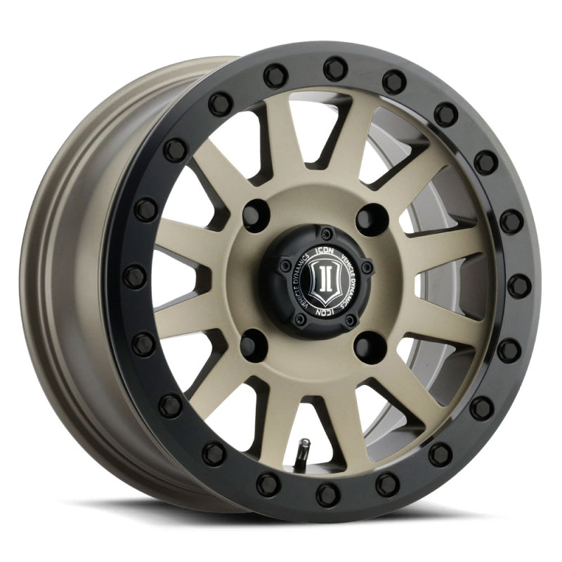 Load image into Gallery viewer, ICON Compression 15x7 4x156 38mm Offset 5+2 BS 132mm Bore Bronze Wheel
