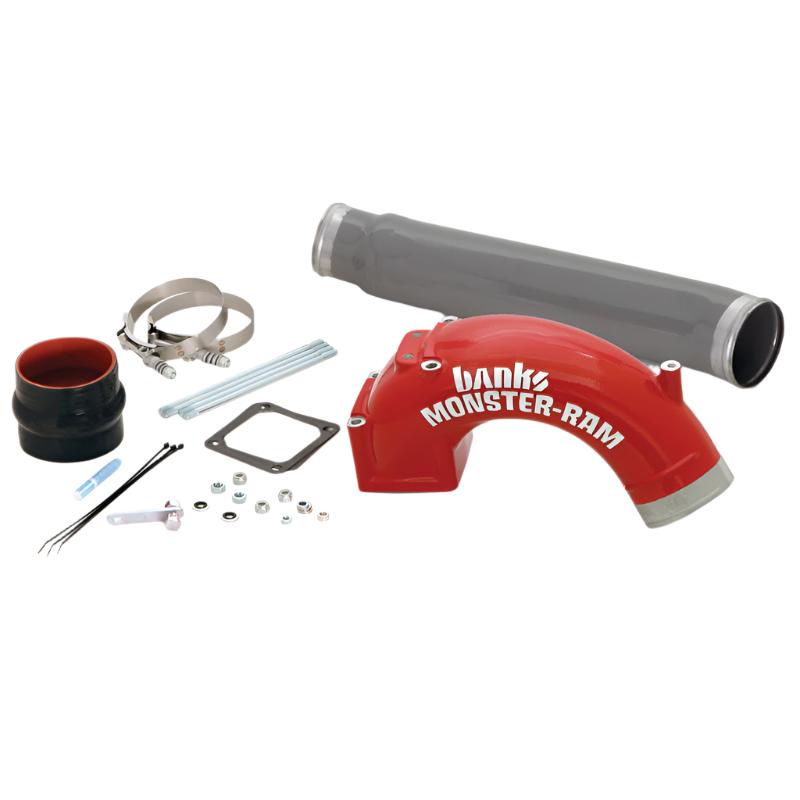 Load image into Gallery viewer, Banks Power | 1998.5-2002 Dodge 5.9L Cummins Monster-Ram Intake With Boost Tube - Red