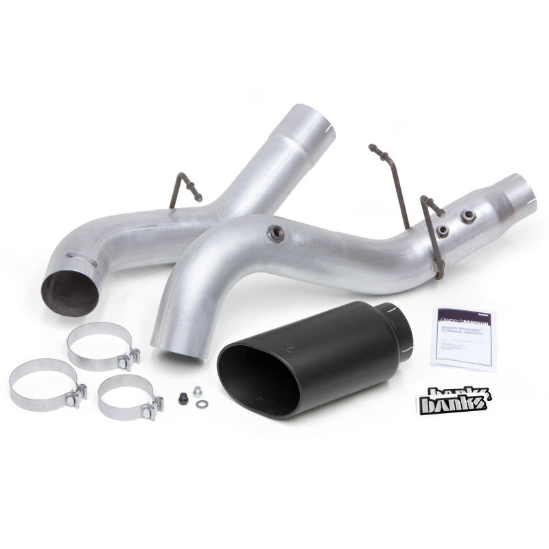 Load image into Gallery viewer, Banks Power | 2017-2019 Chevrolet Duramax L5P 2500 / 3500 Monster Exhaust System With Black Tip