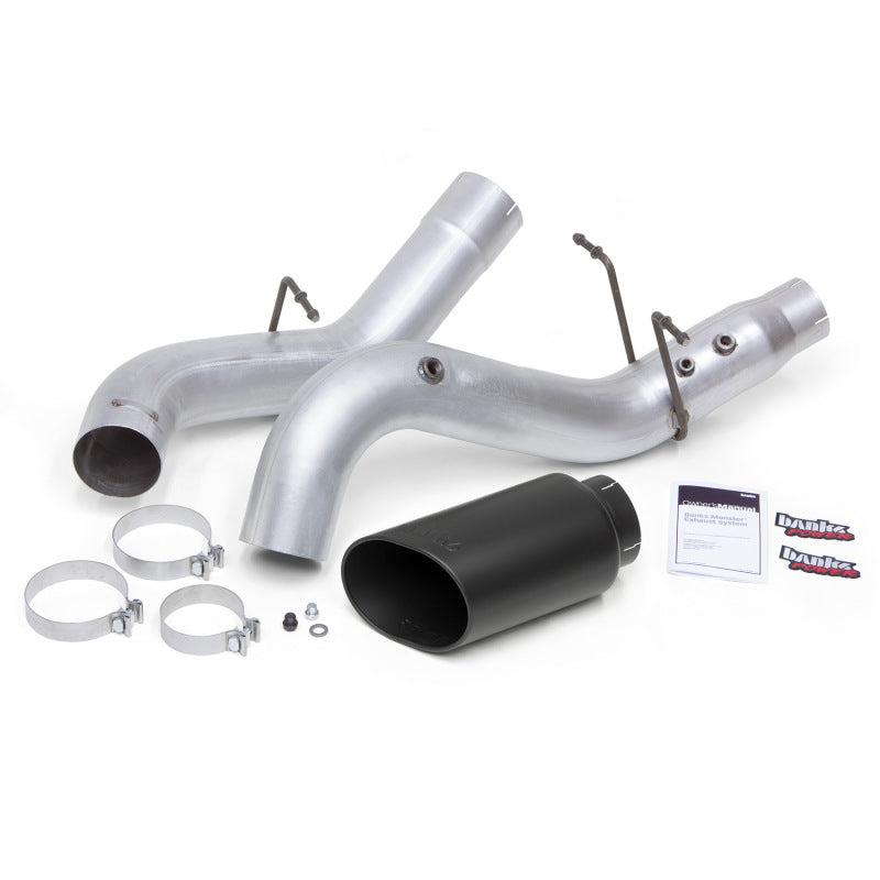 Load image into Gallery viewer, Banks Power | 2017-2019 Chevrolet Duramax L5P 2500 / 3500 Monster Exhaust System With Black Tip