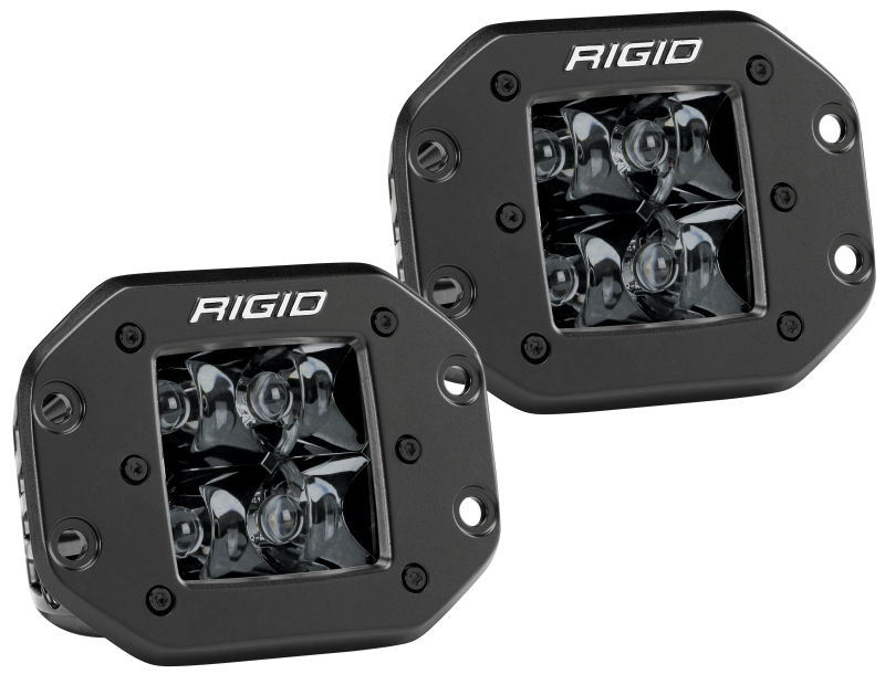 Load image into Gallery viewer, Rigid Industries | D2 - Midnight Edition Flush Mount Spot Lights