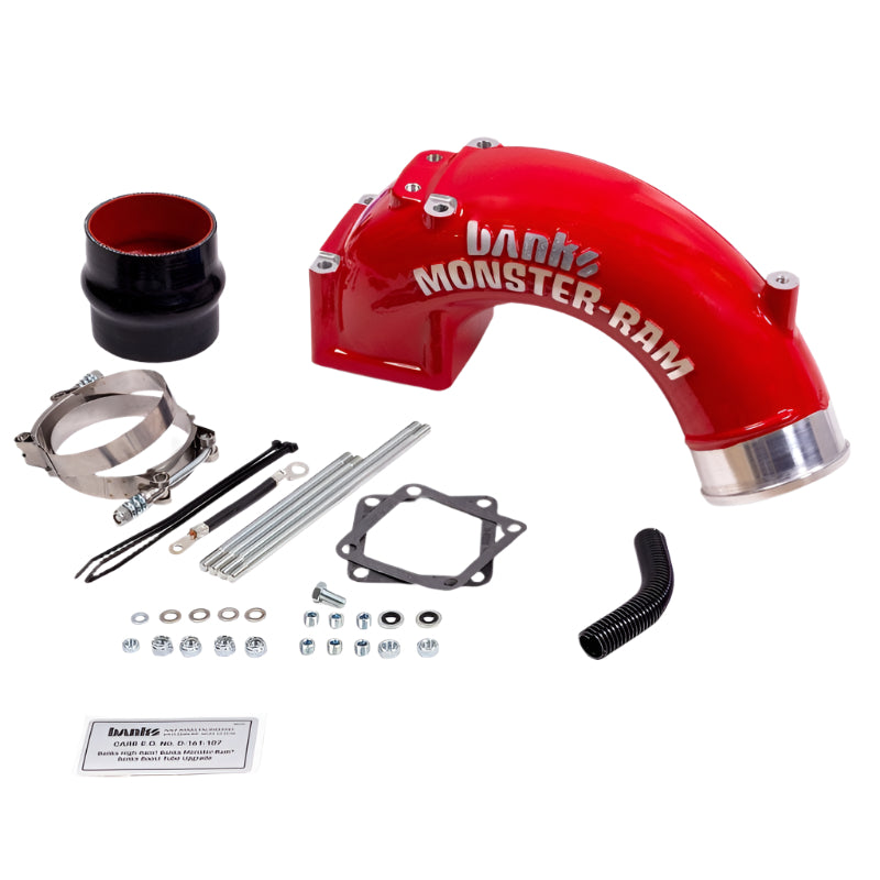 Load image into Gallery viewer, Banks Power | 2003-2007 Dodge Ram 5.9L Cummins With Stock Intercooler Monster-Ram Intake System - Red