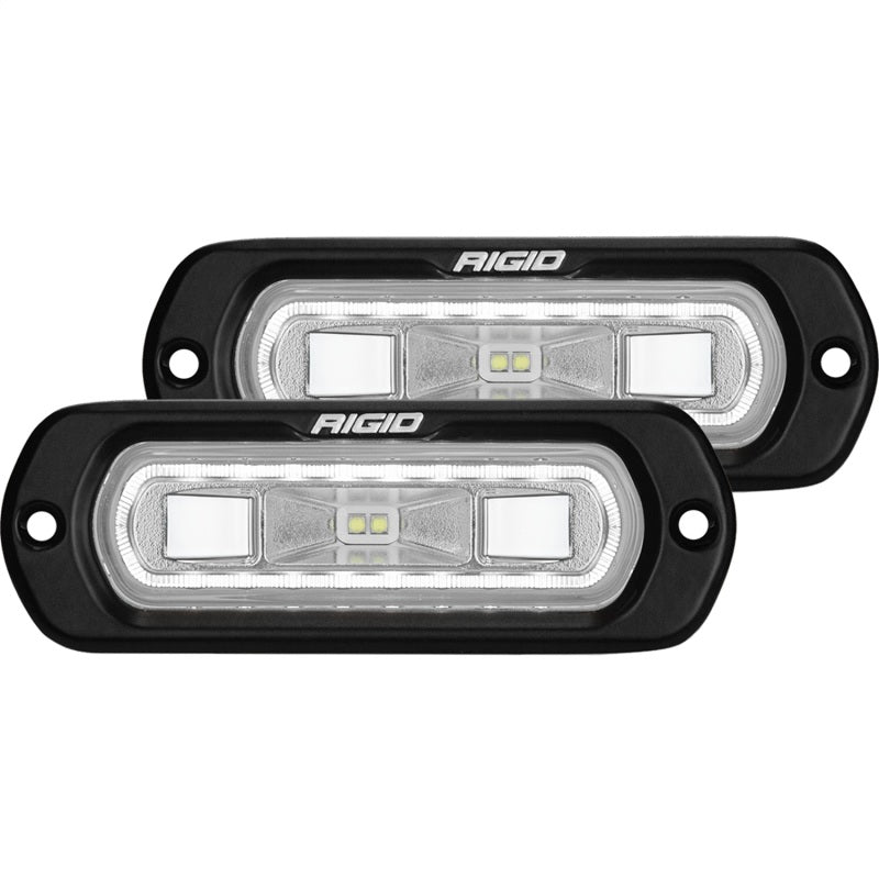 Load image into Gallery viewer, Rigid Industries | SR-L Series Flush Mount LED Spreader Pair w/ White Halo - Universal
