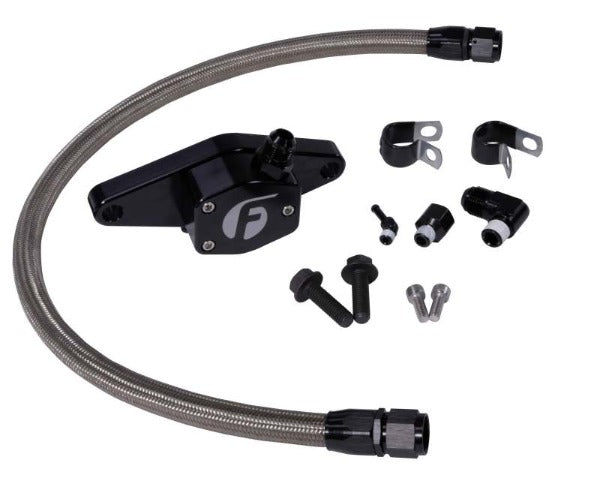 Load image into Gallery viewer, Fleece | 1994-1998 Dodge Ram 12V 5.9L Cummins Coolant Bypass Kit With Stainless Steel Braided Line