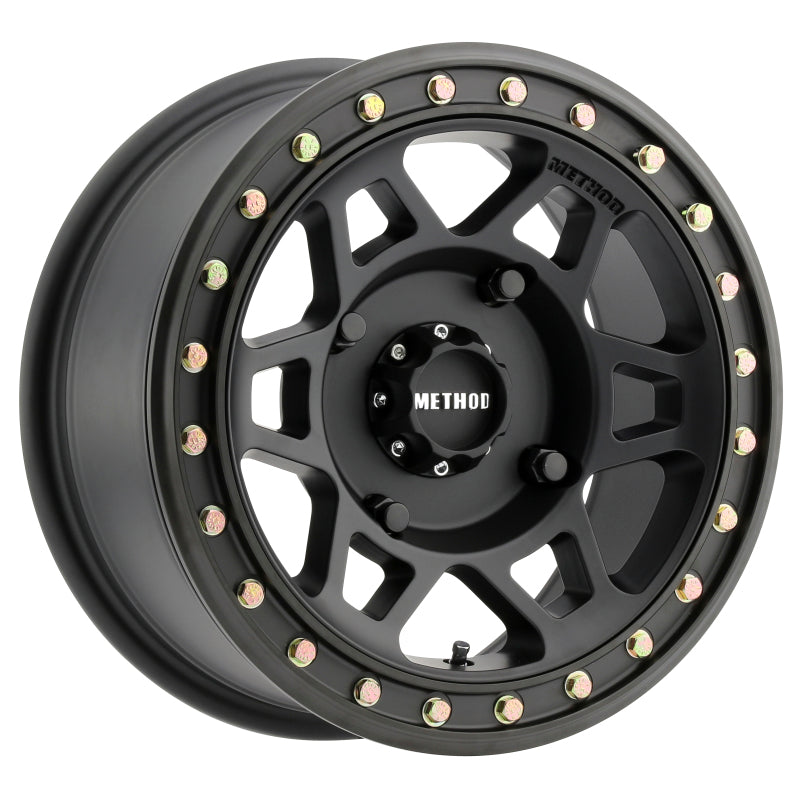 Load image into Gallery viewer, Method | MR405 UTV Beadlock 15x7 5+2/+38mm Offset 4x136 106mm CB Matte Black w/BH-H24100 Wheel