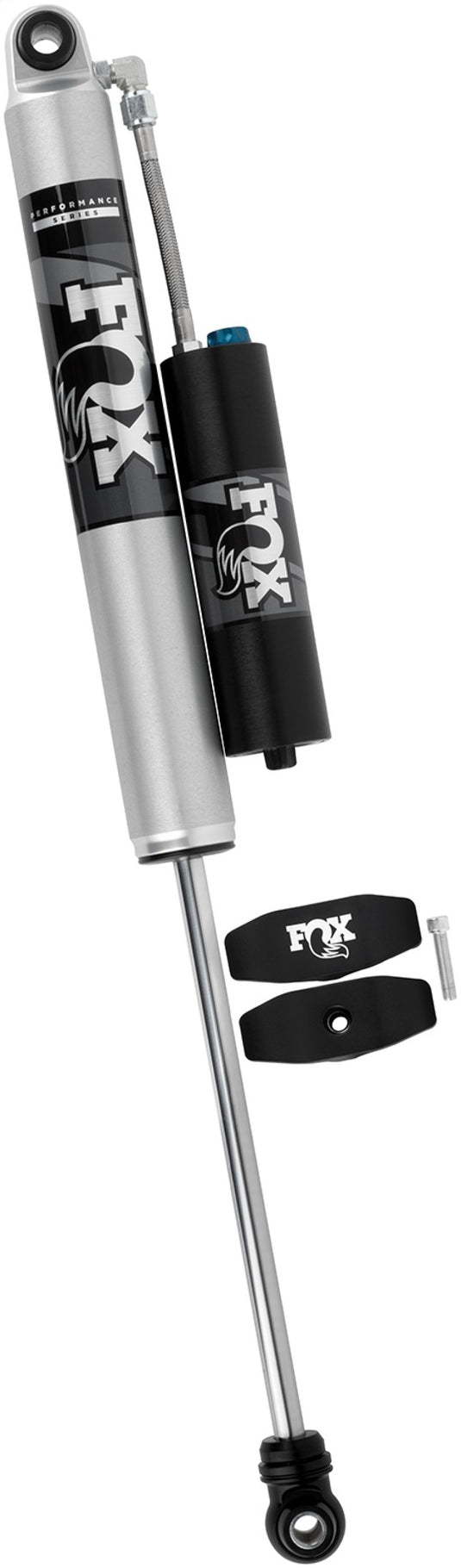 Fox | 2017+ Ford Super Duty 2.0 Performance Series Smooth Body Reservoir Rear Shock With Adjuster | 0-1 Inch Lift