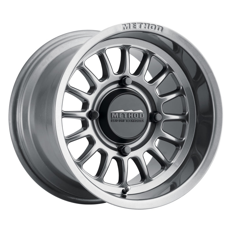 Load image into Gallery viewer, Method | MR411 15x7 4+3/+13mm Offset 4x156 132mm CB Gloss Titanium Wheel