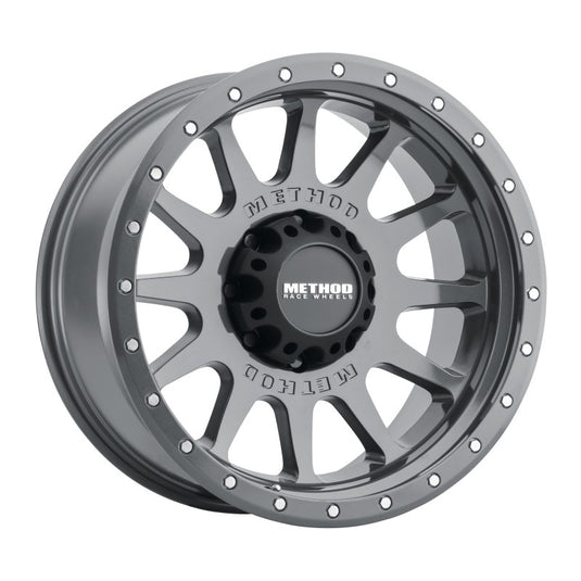 Method | MR605 NV 20x10 -24mm Offset 8x170 124.9mm CB Gloss Titanium Wheel