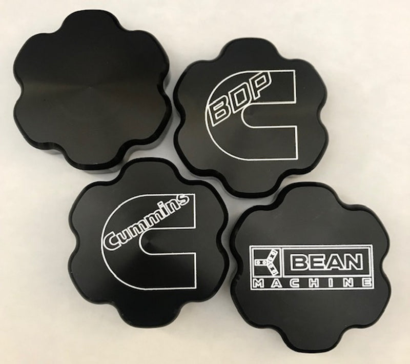 Load image into Gallery viewer, Beans Diesel | 03-05 Cummins Billet Flat Top Valve Cover With Dual CCV Outlets No Logo Or Bean Machine Logo Black - Comes with Oil Cap Cover