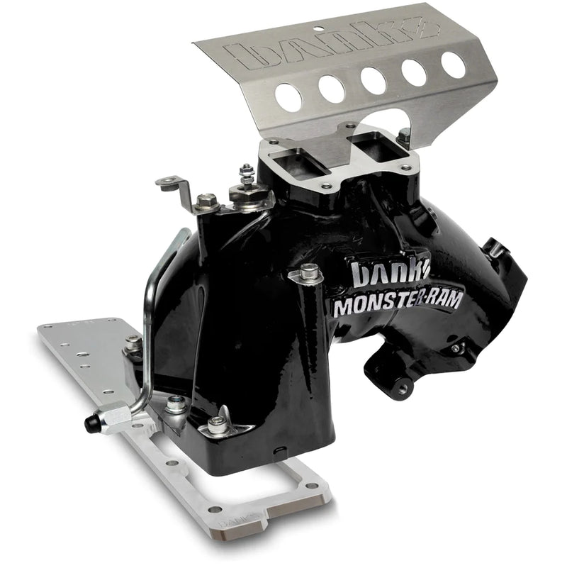 Load image into Gallery viewer, Banks Power | 2007.5-2012 Dodge Ram 6.7L Cummins Monster-Ram Intake System Gen-2 With Fuel Line - Black With Heater System