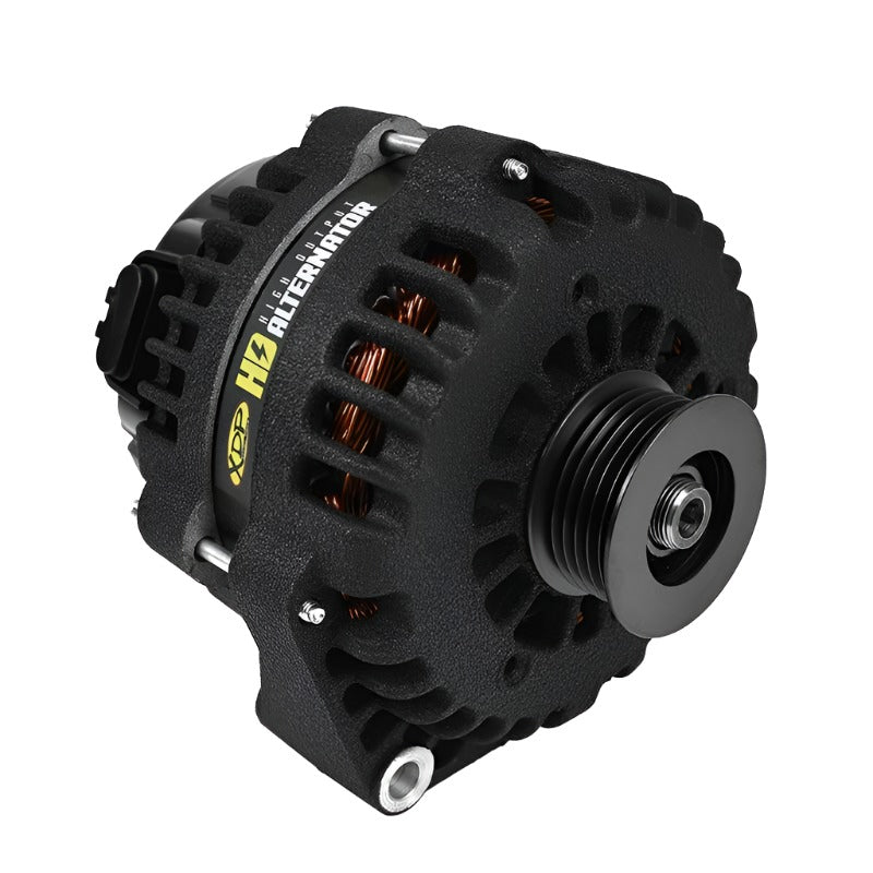 Load image into Gallery viewer, XDP | 2001-2007 GM 6.6L Duramax New Wrinkle Black HD High Output Alternator