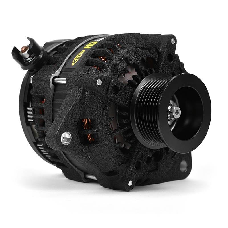 Load image into Gallery viewer, XDP | 2011-2024 Ford 6.7L Power Stroke New Wrinkle Black HD High Output Alternator