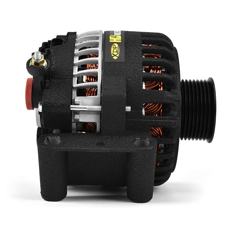 Load image into Gallery viewer, XDP | 1999-2003 Ford 7.3L Power Stroke Wrinkle Black HD High Output Alternator
