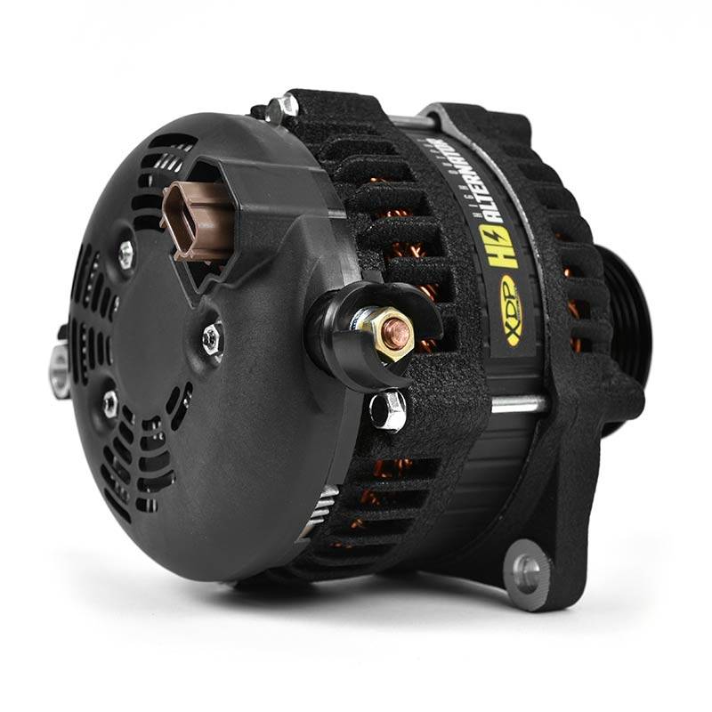 Load image into Gallery viewer, XDP | 2011-2024 Ford 6.7L Power Stroke New Wrinkle Black HD High Output Alternator