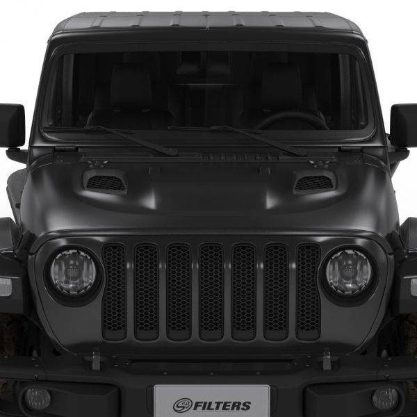 Load image into Gallery viewer, S&B | Jeep Air Hood Scoops For 18-22 Wrangler JL Rubicon 2.0L, 3.6L, 2020+ Jeep Gladiator 3.6L Scoops Only Kit