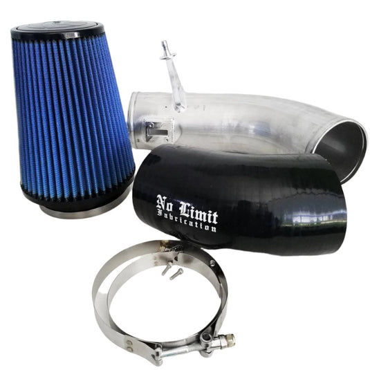 No Limit Fabrication | 2017-2019 Ford 6.7L Power Stroke Cold Air Intake Oiled Filter - Raw