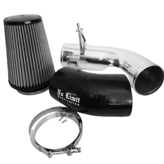 No Limit Fabrication | 2017-2019 Ford 6.7L Power Stroke Cold Air Intake Dry Filter - Polished