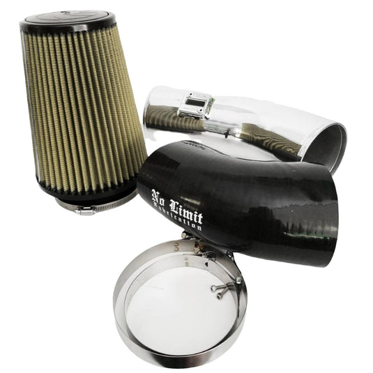 No Limit Fabrication | 2011-2016 Ford 6.7L Power Stroke Cold Air Intake Polished PG7 Filter Stage 1