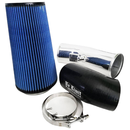 No Limit Fabrication | 2011-2016 Ford 6.7L Power Stroke Cold Air Intake Polished Oiled Filter Stage 2
