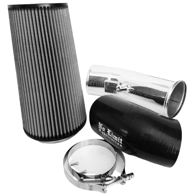 Load image into Gallery viewer, No Limit Fabrication | 2011-2016 Ford 6.7L Power Stroke Cold Air Intake Polished Dry Filter Stage 2