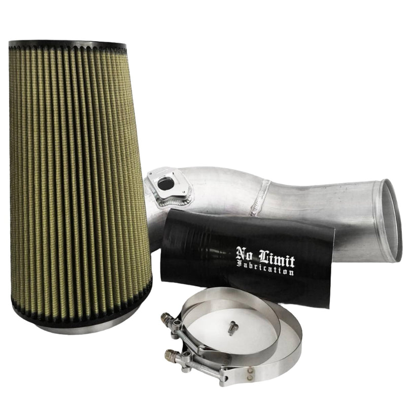 Load image into Gallery viewer, No Limit Fabrication | 2003-2007 Ford 6.0L Power Stroke Cold Air Intake Raw PG7 Filter
