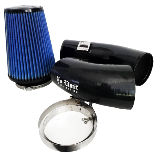 No Limit Fabrication | 2011-2016 Ford 6.7L Power Stroke Cold Air Intake Black Oiled Filter Stage 1