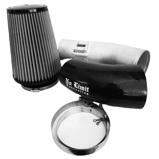 No Limit Fabrication | 2011-2016 Ford 6.7L Power Stroke Cold Air Intake Black Dry Filter Stage 1