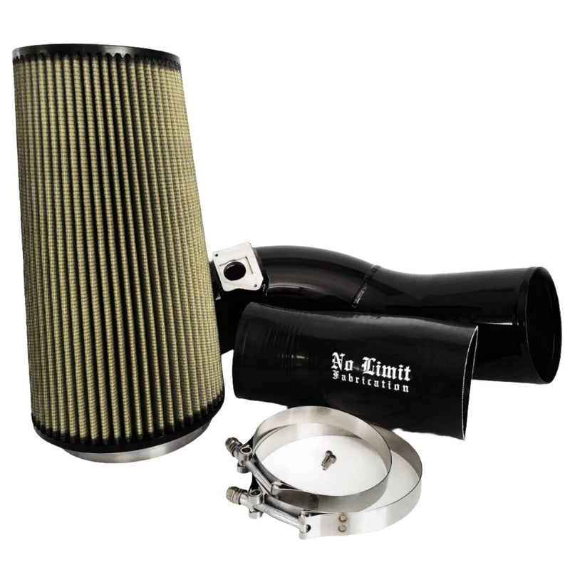 Load image into Gallery viewer, No Limit Fabrication | 2003-2007 Ford 6.0L Power Stroke Cold Air Intake Black PG7 Filter