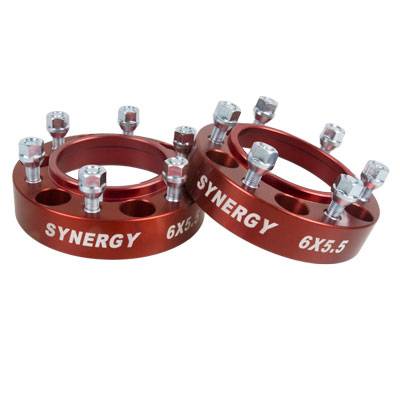 Load image into Gallery viewer, Synergy | Hub Centric Wheel Spacers 6X5.5-1.50 Inch Width M12X1.50 Stud Size