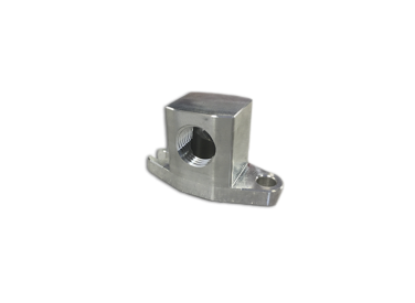 G&R Diesel | 2001-2016 GM 2500 / 3500 6.6L Duramax 1/2 Inch NPT Turbo Oil Drain Flange