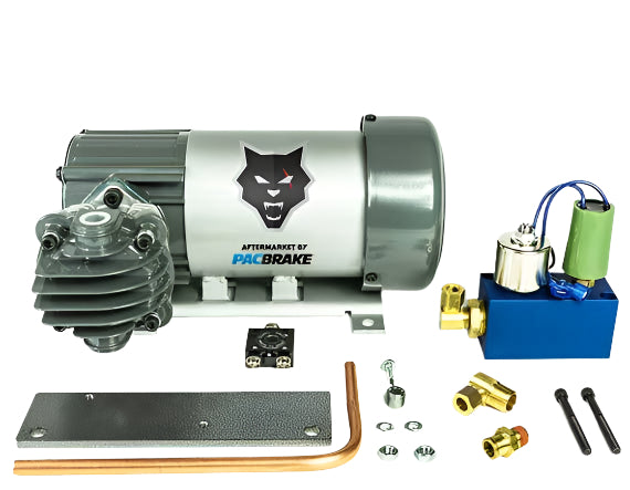 Load image into Gallery viewer, PacBrake | 12V HP625 Series Heavy Duty Air Compressor Kit Consists HP10625H Air Compressor Basic Components Of The Unloader Block Assembly W/ O The Pre-Built Wiring Harnesses