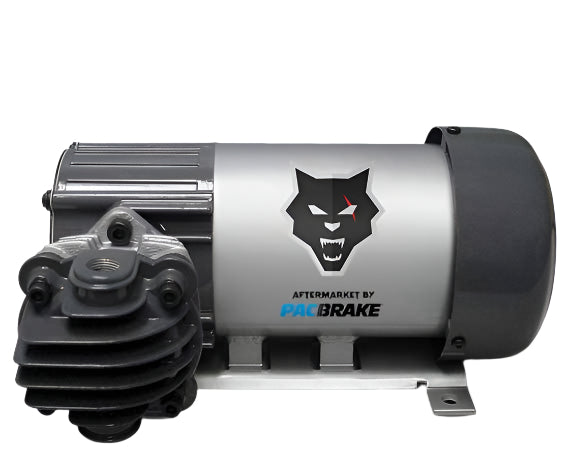 Load image into Gallery viewer, PacBrake | 12V HP625 Series Heavy Duty Air Compressor Kit Consists HP10625H Air Compressor Basic Components Of The Unloader Block Assembly W/ O The Pre-Built Wiring Harnesses