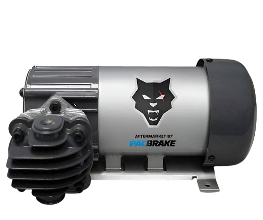 PacBrake | 12V HP625 Series Heavy Duty Air Compressor Kit Consists HP10625H Air Compressor Basic Components Of The Unloader Block Assembly W/ O The Pre-Built Wiring Harnesses