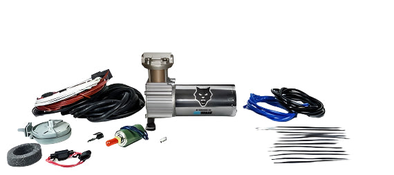 Load image into Gallery viewer, PacBrake | 12V HP325 Series Premium Air Compressor Kit Consists Of Air Compressor Pre-Built Wiring Harnesses And Required Hardware