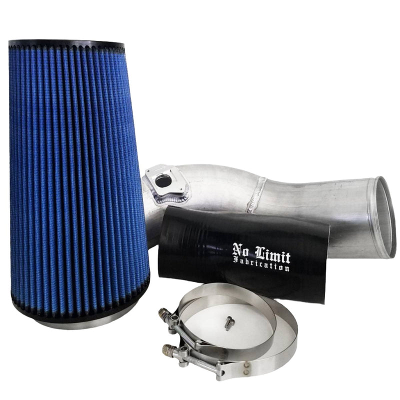 Load image into Gallery viewer, No Limit Fabrication | 2003-2007 Ford 6.0L Power Stroke Cold Air Intake Raw Oiled Filter