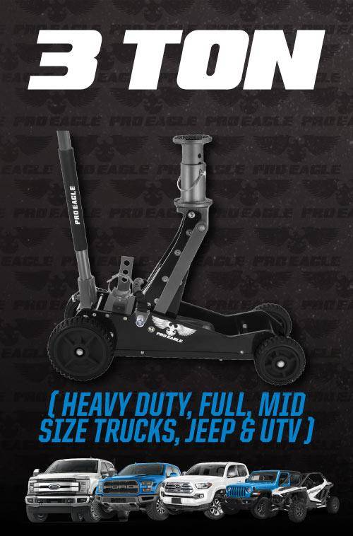 Pro Eagle | 3 Ton Big Wheel Off Road Jack