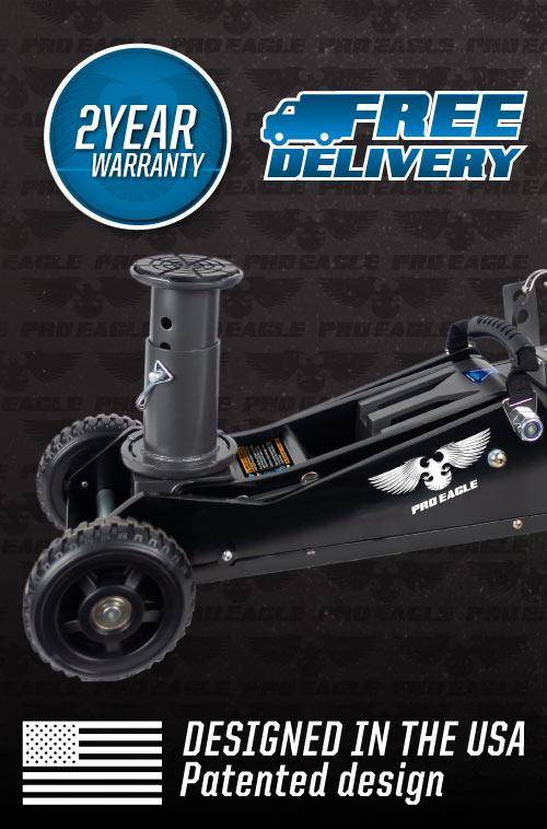 Pro Eagle | 3 Ton Big Wheel Off Road Jack