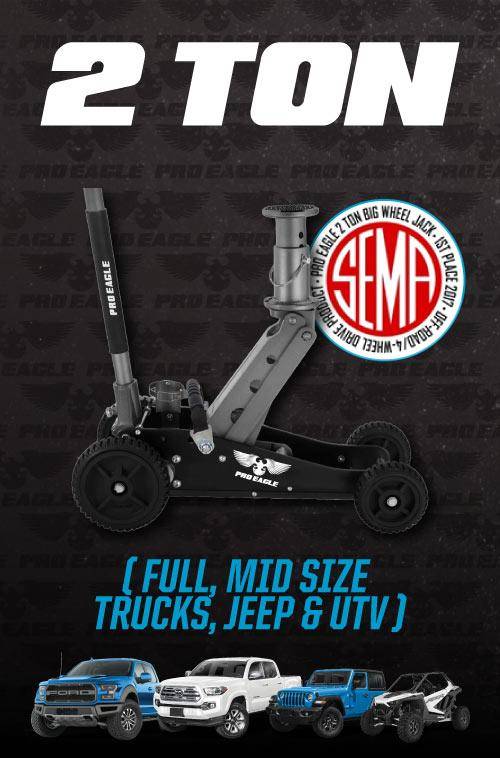 Load image into Gallery viewer, Pro Eagle | 2 Ton Big Wheel Off Road Jack "The Beast"