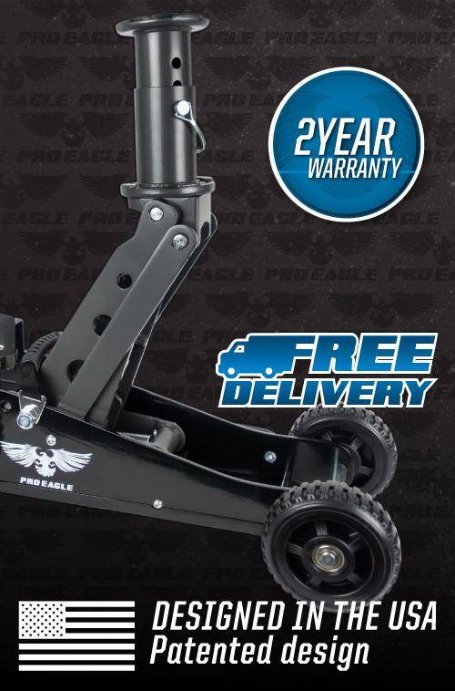 Pro Eagle | 2 Ton Big Wheel Off Road Jack