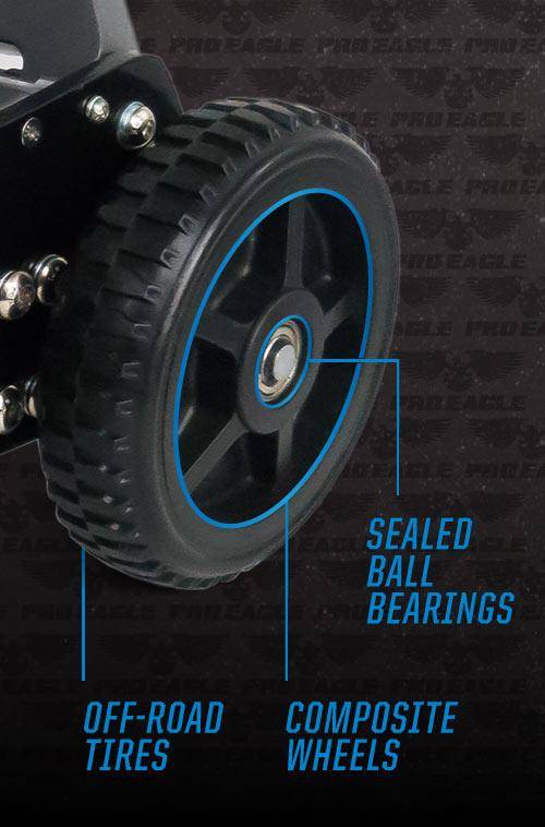 Pro Eagle | 2 Ton Big Wheel Off Road Jack "The Beast"