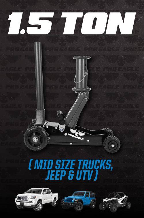 Pro Eagle | 1.5 Ton Big Wheel Off Road Jack