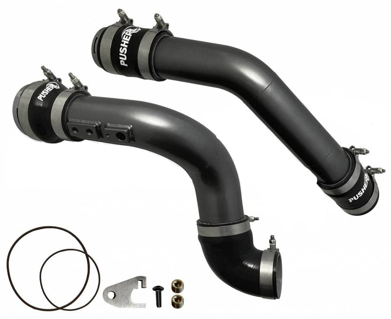 Load image into Gallery viewer, Pusher | 2017-2022 Ford F250 / F350 6.7L Power Stroke W/ Throttle Valve Adapter 3 Inch Hot & Cold Side Charge Tubes