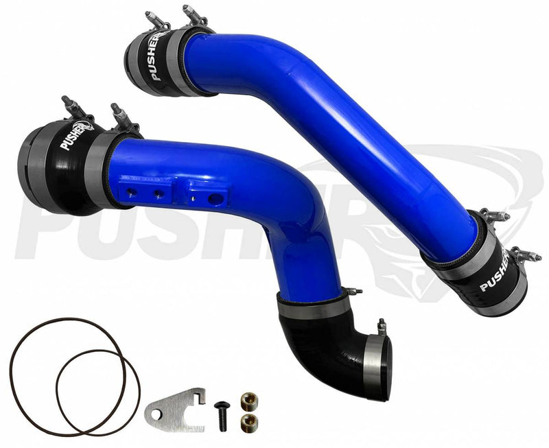 Load image into Gallery viewer, Pusher | 2017-2022 Ford F250 / F350 6.7L Power Stroke W/ Throttle Valve Adapter 3 Inch Hot & Cold Side Charge Tubes