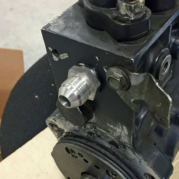 Load image into Gallery viewer, Glacier Diesel Power | 1994-1998 Dodge Ram 5.9 Cummins 1/2 Inch P-Pump Dual Feed Kit