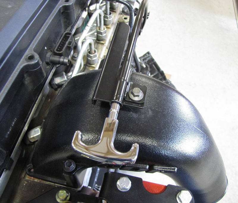 Load image into Gallery viewer, Glacier Diesel Power | 2003-2007 Dodge Ram 5.9 Cummins Mega Rail Engine Oil Dipstick Bracket