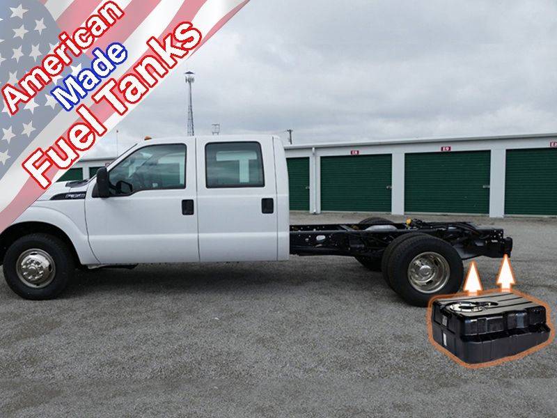 Load image into Gallery viewer, Titan Fuel Tanks | 2011-2019 Ford F350 / F450 / F550 Narrow Frame Cab & Chassis After Axle Tank