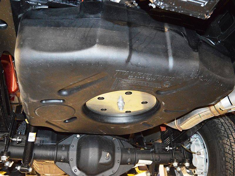 Load image into Gallery viewer, Titan Fuel Tanks | 2013-2021 Dodge Ram 2500 / 3500 6.7L Cummins Spare Tire Auxiliary Fuel System